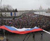 Tens of thousands march in Moscow in memory of Boris Nemtsov Tens of thousands march in Moscow in memory of Boris Nemtsov