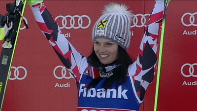 Fenninger does the double as Hirscher stenmarks his rivals’ cards Fenninger does the double as Hirscher stenmarks his rivals’ cards