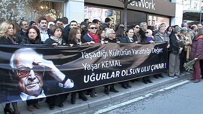 Turkey: Thousands turn out for funeral of writer Yasar Kemal Turkey: Thousands turn out for funeral of writer Yasar Kemal