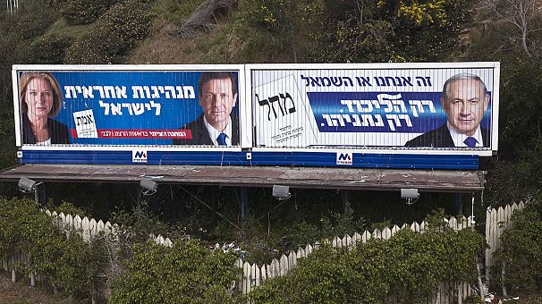 Netanyahu enfrenta luta renhida nas eleições em Israel 606x340_302278