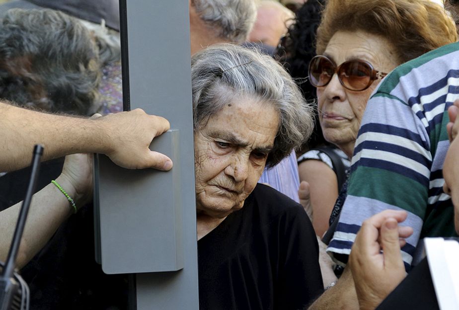La crise grecque frappe les retraités