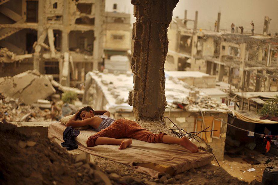 La tempête de sable à Gaza aggrave les problèmes de logement