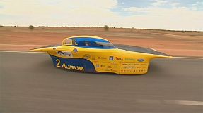 Solar cars try to make hay while the sun shines