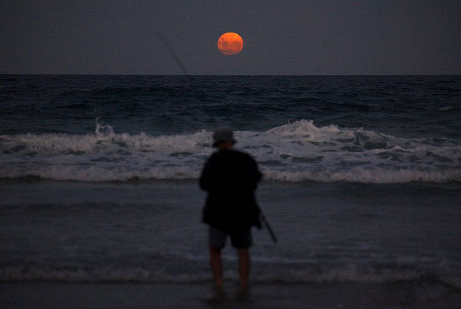 Une pêche nocturne très romantique !