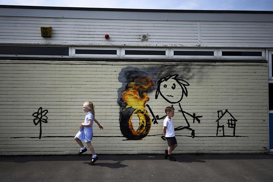 La surprise de Banksy aux enfants de Bristol