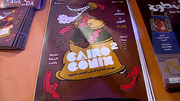 Comics für arabische Erwachsene am Cairo Comix International Festival