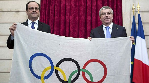 Συνάντηση Ολάντ - Μπαχ με φόντο το Παρίσι 2024