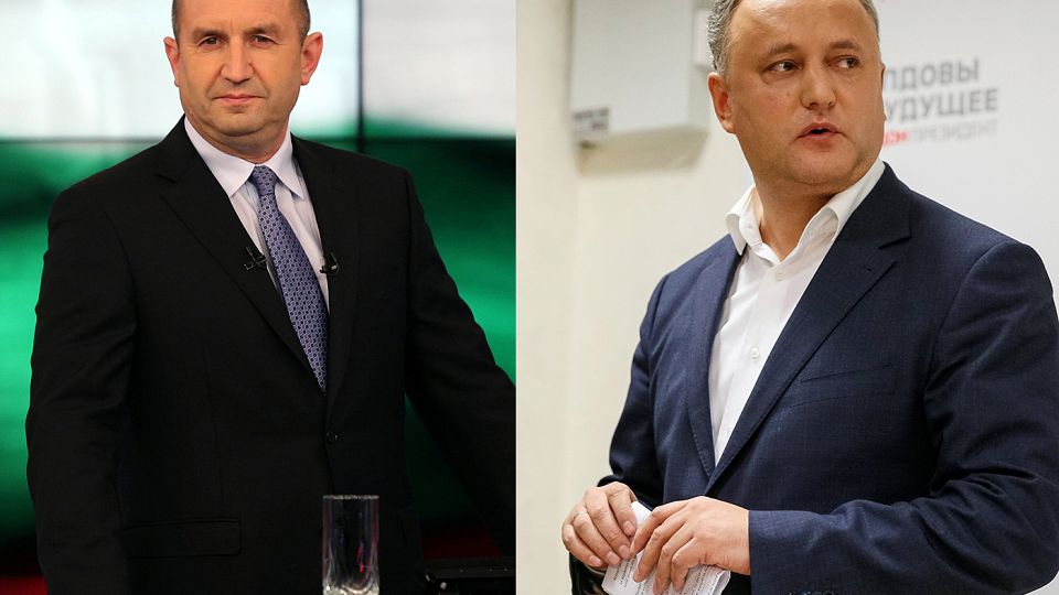 Bulgária e Moldávia elegem presidentes pró-Rússia