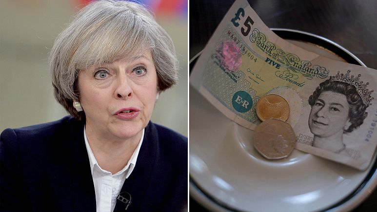 Brexit : les propos de Theresa May font chuter la livre sterling