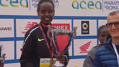 Image result for Rome Marathon: Ethiopian Athletes win men, women's event
