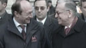 Romania’s Iliescu pardons leader of miners’ riots