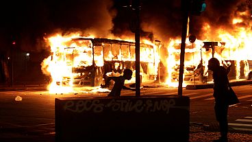 Violence erupts after general strike in Brazil