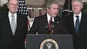Bush and two ex-presidents launch tsunami appeal