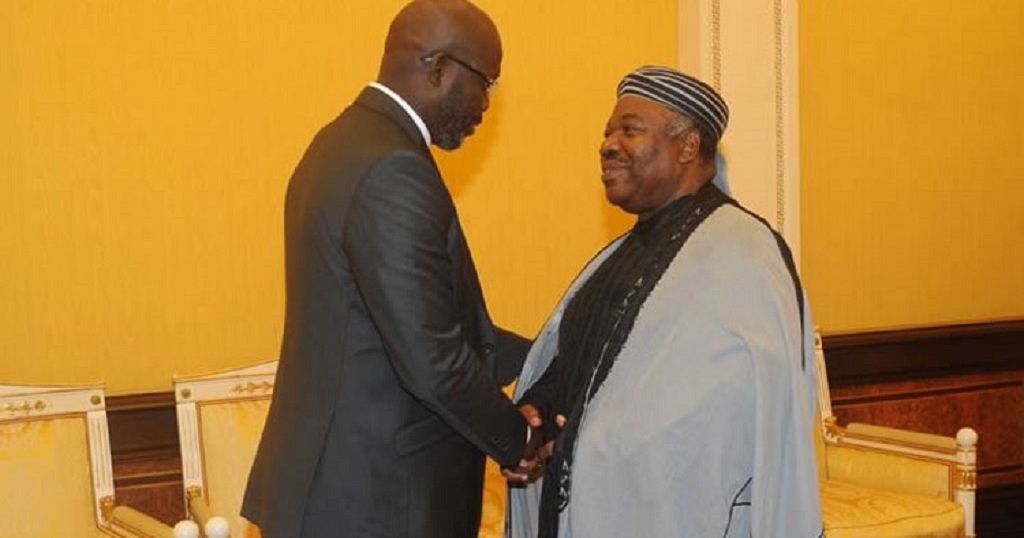 George Weah calls on Gabon's Ali Bongo ahead of Liberia's election George Weah calls on Gabon's Ali Bongo ahead of Liberia's election