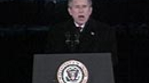 Bush prepares for second inauguration ceremony
