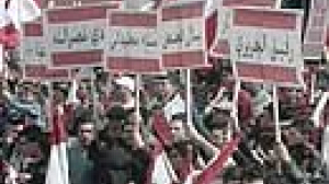 Pro-Syrian protest in Beirut