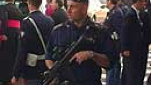 Dispositif de sécurité exceptionnel à Rome