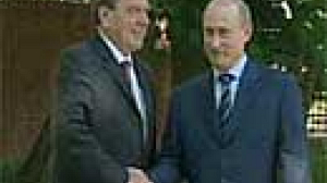 Putin meets French, German leaders