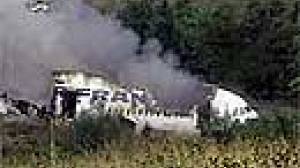 Passengers escape Air France plane fireball