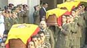 Spanish crash victims buried in state funeral
