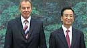 Tony Blair en Chine : commerce et droits de l’Homme au menu des discussions