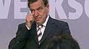 Schroeder bids a tearful farewell