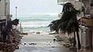 Wilma s’abat sur l‘île mexicaine de Cozumel