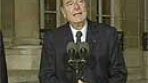 Jacques Chirac: il faut d’abord rétablir l’ordre