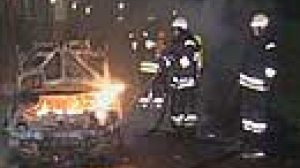 French street riots spill over into Germany