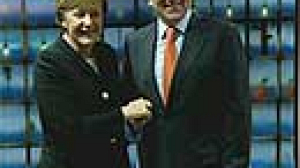 EU budget on agenda as Merkel meets Blair