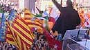 Protests in Spain against autonomy measure