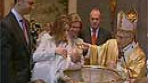 Spain’s ‘future queen’ christened in Madrid