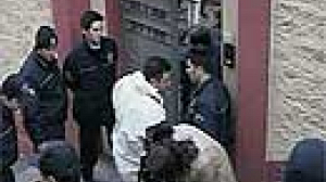 Priest shot dead on steps of his own church.