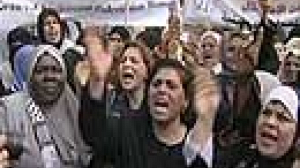 Palestinian women protest for equal rights