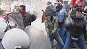 Rice’s visit to Greece sparks violence