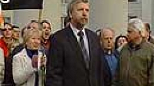 The main Belarussian opposition leader, Alexander Milinkevich, has been arrested along with several other activists after a major anti-presidential rally in Minsk.