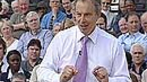 Blair tells voters to look at economic success