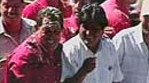 Venezuela’s Chavez acclaimed during visit to Bolivia