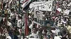 Vaste manifestation anti-israélienne à Damas