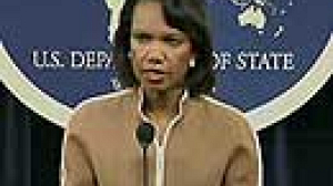 Rice presents Middle East peace plan