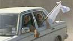 Civilians flee south Lebanon.