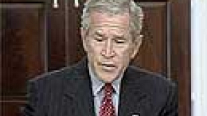 Bush puts Middle East conflict in wider context