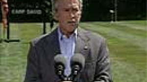 Bush calls on France to provide more troops for the Lebanon