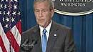 Bush tells Lebanon UN force volunteers: ‘hurry’