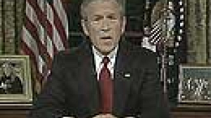 Pour George Bush, la guerre sera longue