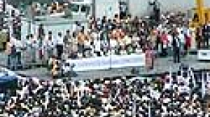 Protestors declare a parallel President.