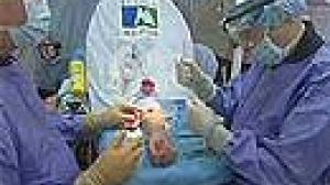 French doctors do it with their feet off the ground