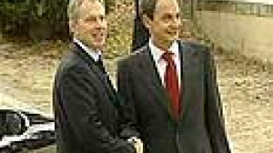 Blair apporte un soutien appuyé à Zapatero pour le processus de paix avec l’ETA
