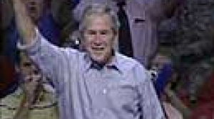 Le Président Bush à la chasse aux voix !