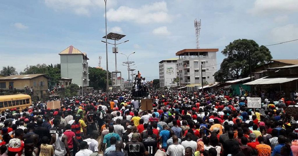 Guin E Deux Morts Dans Une Manifestation Conakry Familles Et